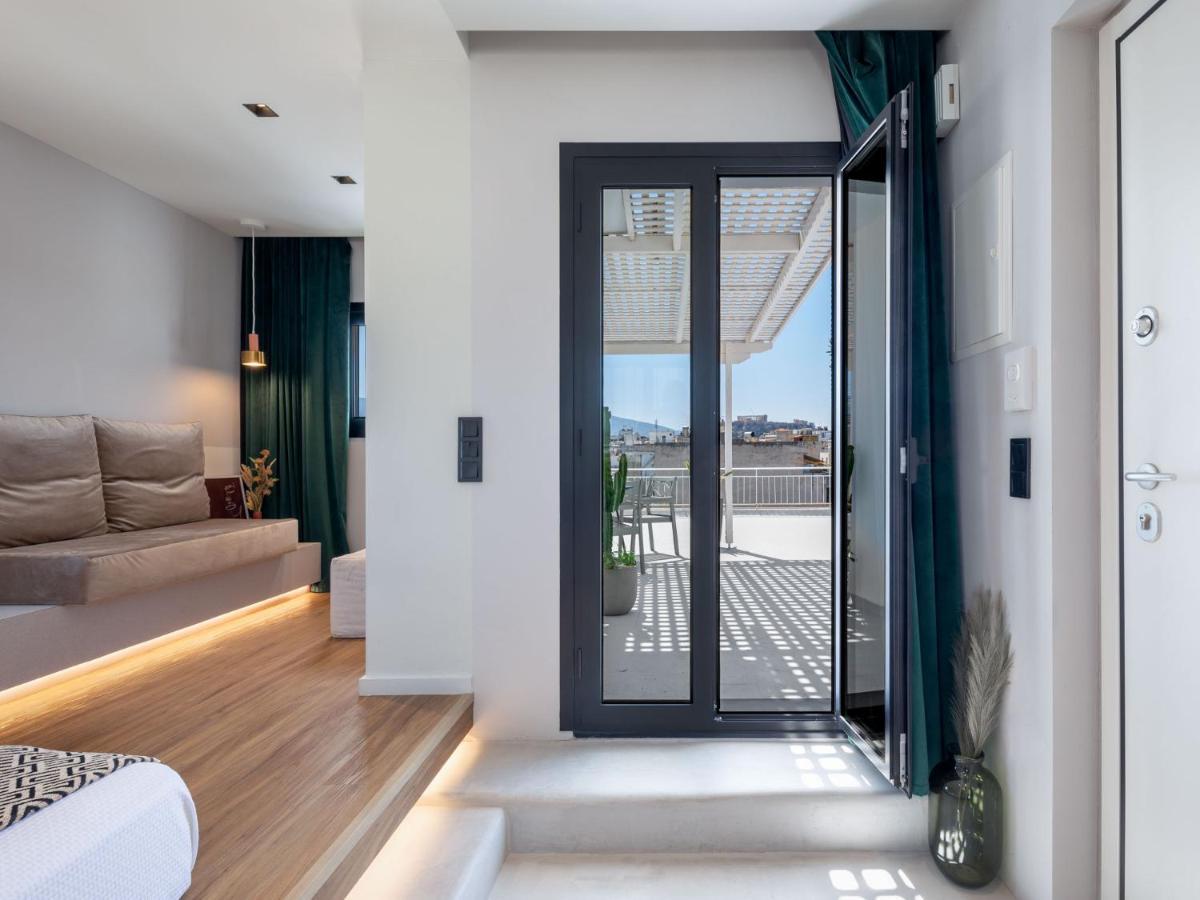 Acropol Studio Loft With Amazing View & Terrace アテネ エクステリア 写真