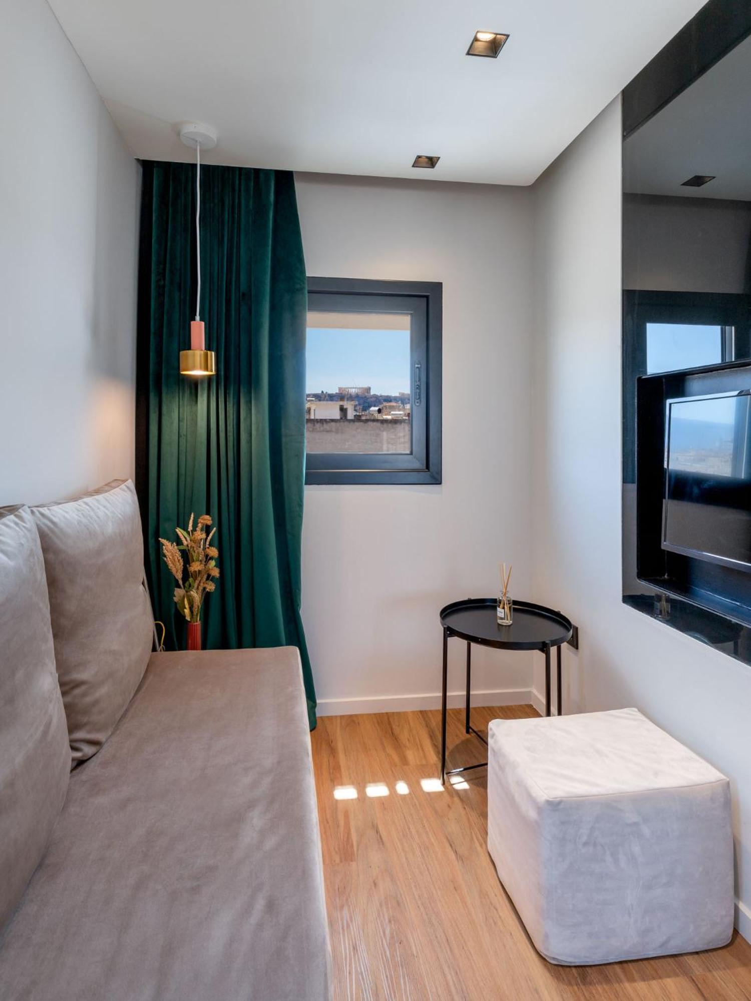 Acropol Studio Loft With Amazing View & Terrace アテネ 部屋 写真